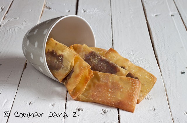 Wontons de chocolate 3